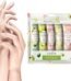 CREMA CORPORAL, CREMA DE MANOS EN SET DE FLORES Y FRUTAS DE COLORES, DEJAN LAS MANOS SUAVES Y DELICADAS SADOER 30GX5