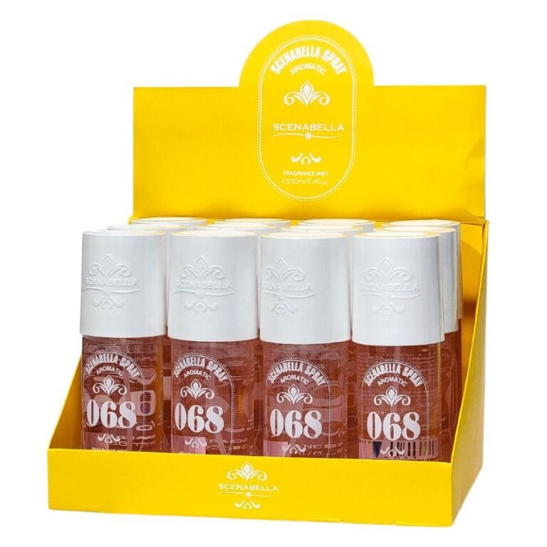 SPRAY PERFUMADO PARA EL CABELLO Y CUERPO SCENABELLA SPRAY AROMATIC 068 PITAYA, JAZMIN, VAINILLA, HIBISCUS, LITHI Y ALMIZCLE 250ML