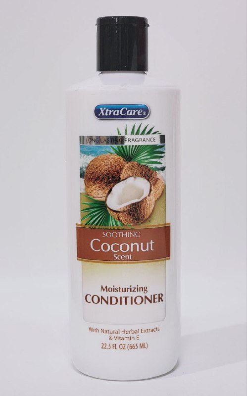 ACONDICIONADOR PARA EL CABELLO HIDRATANTE CON AROMA A COCO, RESTAURA LA HUMEDAD Y CONTROLA EL ENCRESPAMIENTO CON EXTRACTOS DE HIERBAS NATURALES Y VITAMINA E XTRACARE 665ML