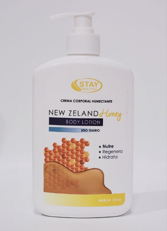 CREMA CORPORAL, CREMA DE CUERPO DE MIEL, EFECTO HIDRATANTE, REGENERADOR Y HUMECTANTE A LA PIEL STAY BEAUTIFUL 444ML
