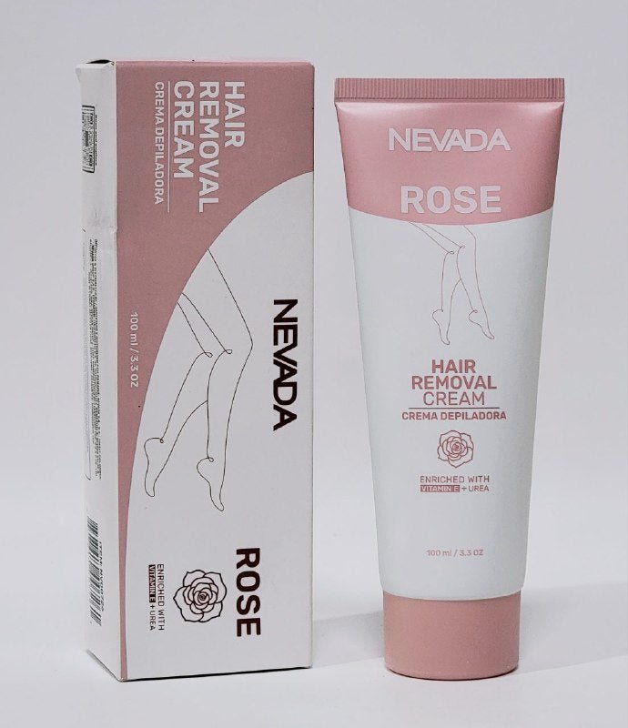 CREMA CORPORAL, CREMA DE CUERPO DEPILADPRA DE ROSA, DEPILA SIN IRRITAR NI RESECAR LA PIEL, FAVORECE LA HIDRATACION Y SUAVIDAD NEVADA 100ML