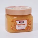 CREMA CORPORAL, CREMA DE CUERPO EXFOLIANTE DE AZUCAR Y VITAMINA C NARANJA, DESTAA LOS POROS Y ELIMINA LOS PUNTOS NEGROS Y CELULAS MUERTAS E LA PIEL, DEJANDOLA SUAVE, TERSA Y...