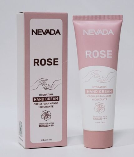 CREMA CORPORAL, CREMA DE CUERPO PARA MANOS HIDRATANTE DE ROSA Y VITAMINA E+B5 REPARA Y MEJORA LA PIEL NERVADA ROSE HIDRATING HAND CREAM 120ML