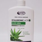 CREMA CORPORAL, CREMA DE CUERPO Y FACIAL HUMECTANTE DE ACIDO HIALURONICO Y ALOE VERA REFRESCANTE, HUMECTA PROFUNDAMENTE LA PIEL STAY BEAUTIFUL 444ML