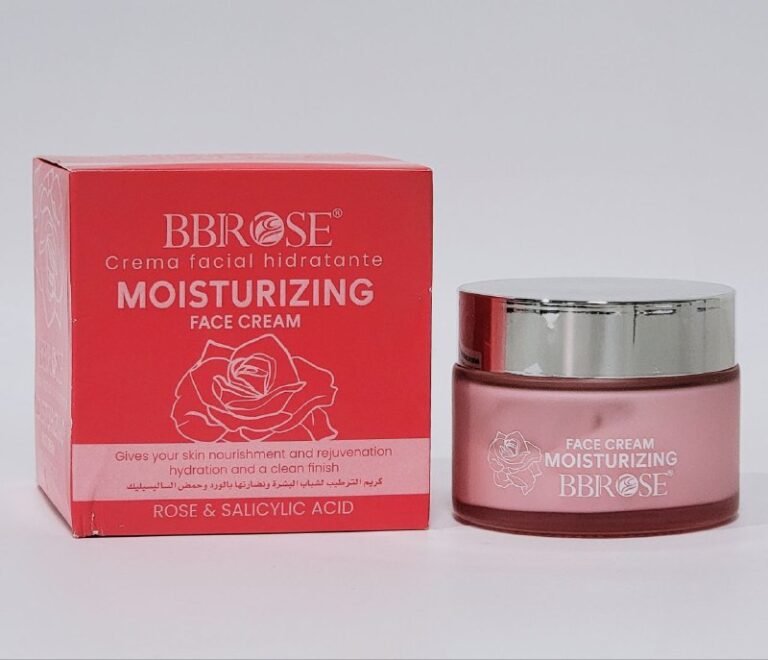 CREMA FACIAL DE ROSAS Y ACIDO SALICILICO, EFECTO HIDRATANTE DEJA LA PIEL NUTRITIVA Y LIMPIA BBROSE MOISTURIZING FACE CREAM 50ML