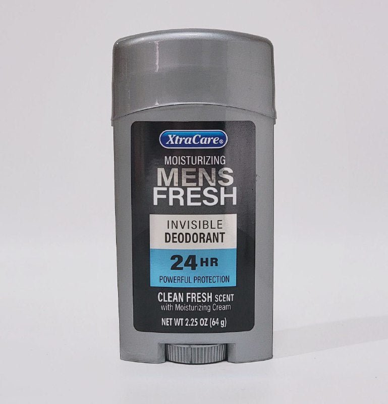 DESODORANTE EN BARRA PARA HOMBRES INVISIBLE HIDRATANTE Y PROTECCION 24H DURADERA CONTRA EL SUDOR Y EL OLOR AROMA FRESCO Y LIMPIO XTRACARE 64G