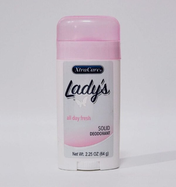 DESODORANTE EN BARRA PARA MUJERES SOLIDO ANTITRANSPIRANTE, REDUCE LA HUMEDAD Y TRANSPIRACION EN LAS AXILAS, PROTECCION DURADERA FRAGANCIA SHOWER FRESH XTRACARE 64G