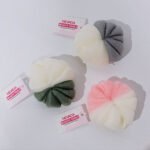 ESPONJAS PASTE PARA DUCHA BAÑAR, MALLA COLORIDA PARA EXFOLIANTE SUAVE, BAÑO RELAJANTE 3 COLORES NEVADA BEAUTY TOOLS