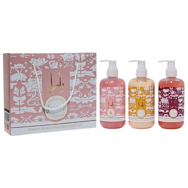 GEL DE DUCHA EN SET DE BAÑO, GEL DE DUCHA 300ML, SHAMPOO PARA EL CABELLO 300ML, ACONDICIONADOR 300ML HGZRLY