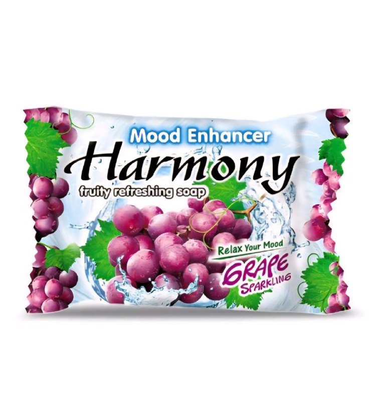 JABON CORPORAL EN BARRA REFRESCANTE AFRUTADO CON EXTRACTO DE ALOE VERA, HUMECTA Y MANTIENE LA HIDRATACION AROMA A UVA HARMONY JABON CORPORAL EN BARRA REFRESCANTE AFRUTADO CON EXTRACTO DE ALOE VERA, HUMECTA Y MANTIENE LA HIDRATACION AROMA A UVA HARMONY