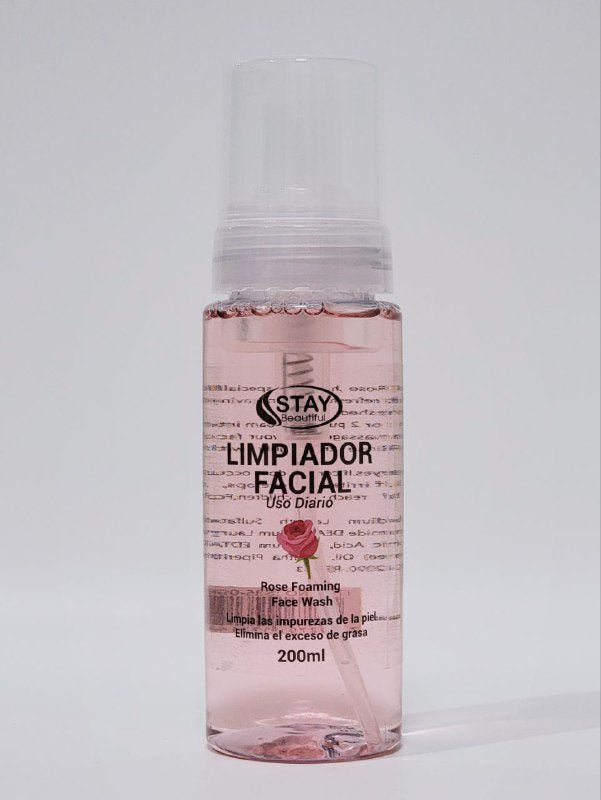 LIMPIADOR FACIAL EN SPRAY DE ROSAS, USO DIARIO QUE LIMPIA LAS IMPUREZAS, EXCESO DE GRASA, DEJANDO LA PIEL SUAVE Y FRESCA STAY BEAUTIFUL 200ML