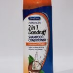 SHAMPOO PARA EL CABELLO 2 EN 1 Y ACONDICIONADOR ANTICASPA CON AGUA DE COCO, ALIVIA LA PICAZON, SEQUEDAD Y DESCAMACION DE LA CASPA CON PIRITIONA DE ZINC XTRACARE 400ML