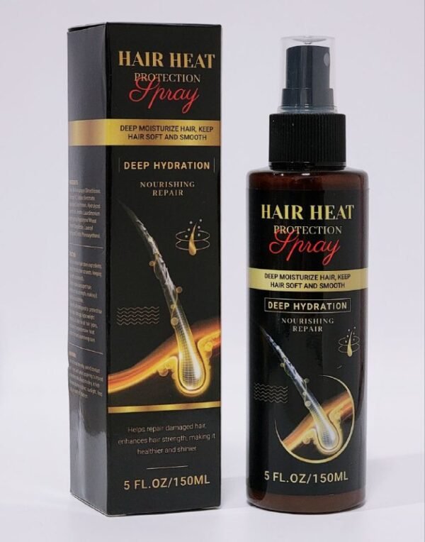 SPRAY PARA EL CABELLO, PROTECTOR DE CALOR QUE HIDRATA PROFUNDAMENTE EL CABELLO, MANTENIENDOLO SUAVE, LISO Y BRILLANTE HAIR HEAT PROTECTION 150ML