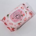 TOALLITAS HUMEDAS DESMAQUILLANTES CON DURAZNO, LIMPIAN Y DESMAQUILLAN EL ROSTRO, CUELLO Y AREA DE LOS OJOS USHAS 30UND