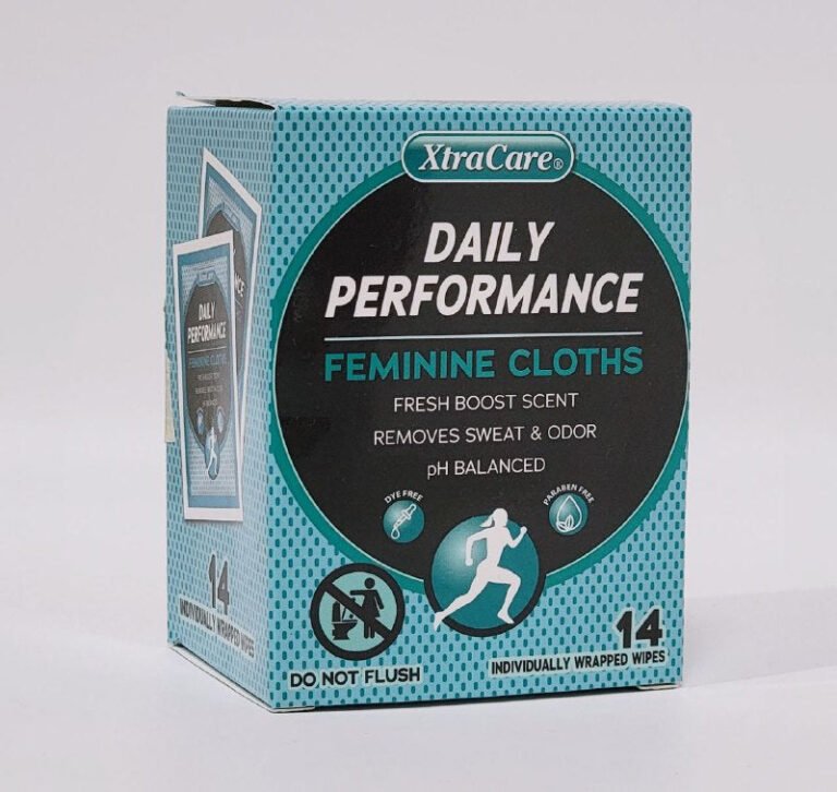 TOALLITAS HUMEDAS FEMENINAS, USO DIARIO CON AROMA FRESCO, ELIMINA EL SUDOR Y EL OLOR, PH EQUILIBRADO XTRACARE 14UND