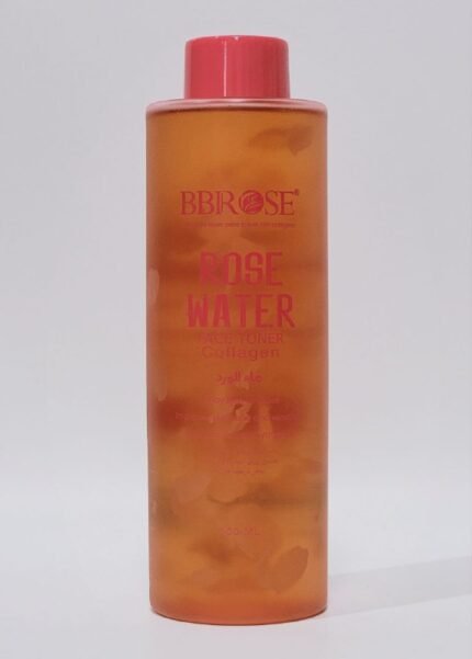 TONICO FACIAL, AGUA DE ROSAS PARA LA PIEL CON COLAGENO, MEJORA EL TONO Y LASTICIDAD DE LA PIEL, DA HIDRATACION INSTANTANEA, TENSA LA PIEL Y UNIFICA EL COLOR BBROSE 500ML