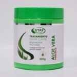 TRATAMIENTO CAPILAR DE ALOE VERA Y KERATINA, RENOVACION PROFUNDA, ACONDICIONADOR ALOE VERA Y KERATINA QUE REPARA EL CABELLO HASTA LAS PUNTAS STAY BEAUTIFUL 800G
