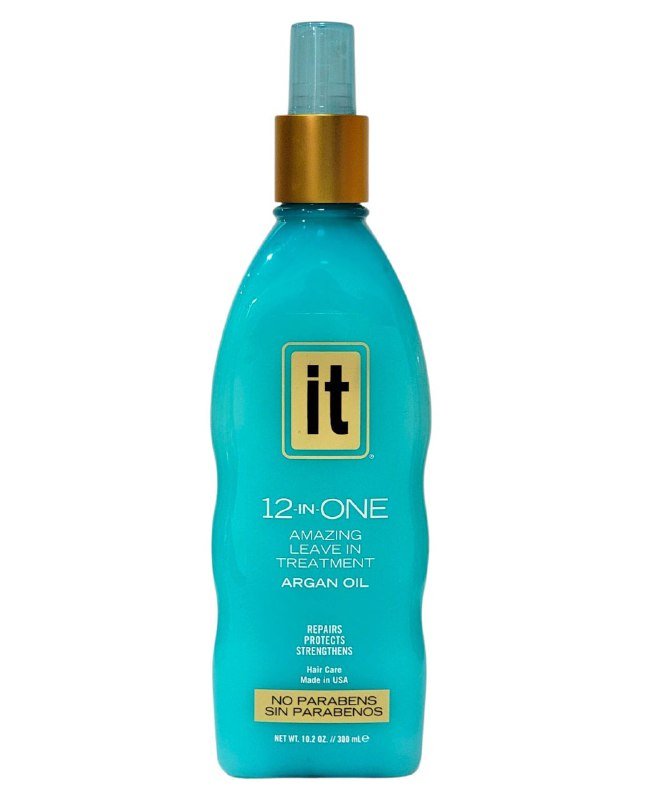 TRATAMIENTO CAPILAR SIN ENJUAGUE CON ACEITE DE ARGAN, REPARA, PROTEGE Y FORTALECE, 12 BENEFICIOS EN 1 IT 300ML