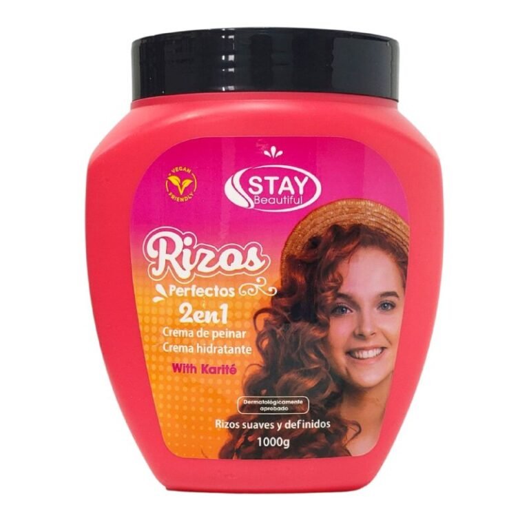 CREMA PARA PEINAR 2 EN 1, PEINAR E HIDRATAR CON KARITE, EFECTO CABELLO RIZOS SUAVES Y DEFINIDOS STAY BEAUTIFUL 1000G