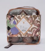 SET DE CUIDADO CORPORAL DE 3 PIEZAS, GEL DE DUCHA 90ML, CREMA CORPORAL 50ML, SPRAY PERFUMADO CORPORAL Y PARA EL CABELLO VV LOVE MELLOW MELODY