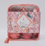 SET DE CUIDADO CORPORAL DE 3 PIEZAS, GEL DE DUCHA 90ML, CREMA CORPORAL 50ML, SPRAY PERFUMADO CORPORAL Y PARA EL CABELLO VV LOVE LERENE GROVE