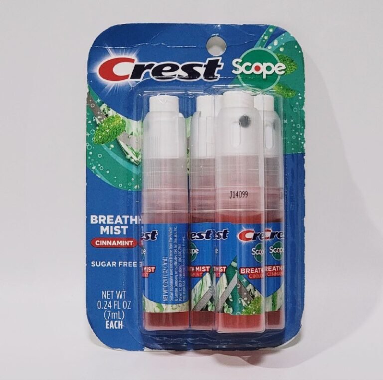 SPRAY BUCAL, PARA LA BOCA DE MENTA CON CANELA QUE ELIMINA GERMENES Y MAL ALIENTO CREST SCOPE 7MLX4