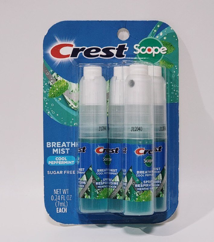 SPRAY BUCAL, PARA LA BOCA DE MENTA QUE ELIMINA GERMENES Y MAL ALIENTO CREST SCOPE 7MLX4