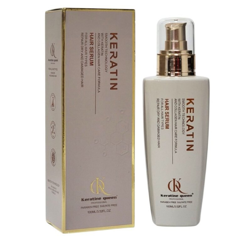 ACEITE PARA EL CABELLO, SUERO CAPILAR CON KERATINA Y COLAGENO SUAVIZANTE 100ML, DISEÑADA PARA NUTRIR Y REPARAR EL CABELLO SECO Y DAÑADO, DEJANDOLO SUAVE, BRILLANTE Y SALUDABLE...