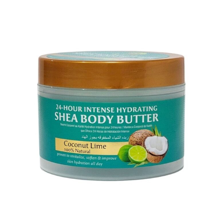 CREMA CORPORAL, CREMA DE CUERPO MANTECA CORPORAL DE KARITE Y COCO CON LIMON, HIDRATACION LIGERA DE LARGA DURACION, DEJA LA PIEL SUAVE, TERSA Y RADIANTE 24H RAKO 240G