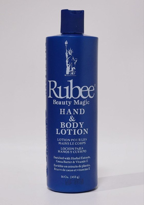 CREMA CORPORAL, CREMA DE CUERPO Y MANOS, ENRIQUECIDA CON EXTRACTOS DE HIERBAS, MANTECA DE CACAO Y VITAMINA E, SUAVIZA LA PIEL SECA RUBEE BEAUTY 453G