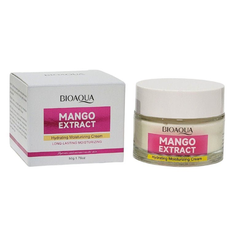 CREMA FACIAL DE EXTRACTO DE MANGO HIDRATANTE 50G, ES UNA CREMA HIDRATANTE PROFUNDA QUE UTILIZA EL EXTRACTO NATURAL DE MANGO PARA MEJORAR LAS CONDICIONES DE LA PIEL SECA Y...