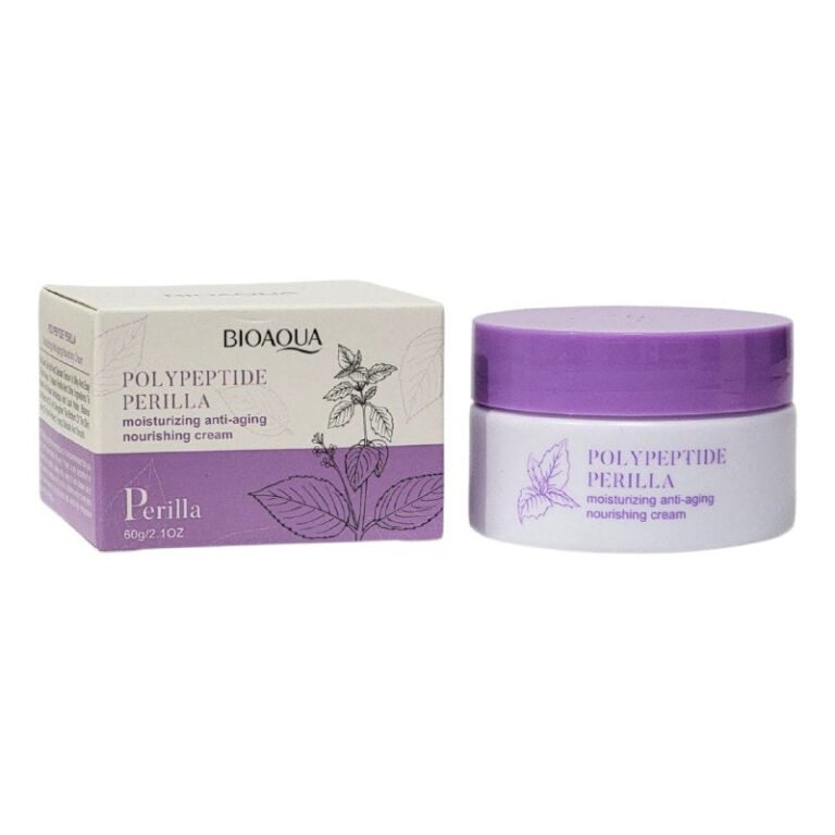 CREMA FACIAL DE POLIPEPTIDO PERILLA DE EFECTO HIDRATANTE ANTIENVEJECIMIENTO 60G, TEXTURA SUAVE Y SEDORA HIDRATA PROFUNDAMENTE LA PIEL, EQUILIBRA EL AGUA Y EL ACEITE DEJANDO LA...