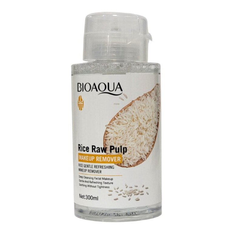 DESMAQUILLANTE DE PULPA CRUDA DE ARROZ FORMULA SUAVE PROFUNDA 300ML, LIMPIA PROFUNDAMENTE EL MAQUILLAJE Y LA SUCIEDAD, ELIMINA RESIDUOS DEJANDO LA PIEL FRESCA, HIDRATADA Y...