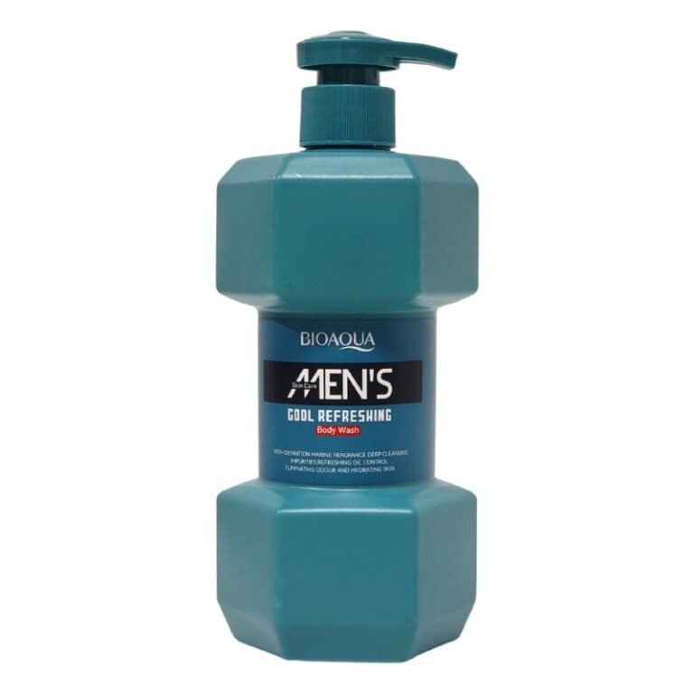 GEL DE DUCHA REFRESCANTE PARA HOMBRE 500ML, OFRECE UNA ESPUMA RICA Y DENSA CON FRAGANCIA MARINA, LIMPIA EFECTIVAMENTE LA SUCIEDAD DE LA PIEL BIOAQUA