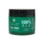 MASCARA PARA EL CABELLO CON ACEITE DE ARBOL DE TE PURO SUAVIZANTE 453ML, RESTURA LA HUMEDAD Y EL BRILLO DEL CABELLO SECO Y ESTRESADO, NUTRE, DESENREDA Y SUAVIZA EL PELO KERATINE...