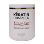 MASCARA PARA EL CABELLO CON BIONITA, COLAGENO Y KERATINA SUAVIZANTE 800ML, DISEÑADA PARA REPARAR EL CABELLO DAÑADO, DEJANDOLO HIDRATADO Y BRILLANTE KERATINE COMPLEX