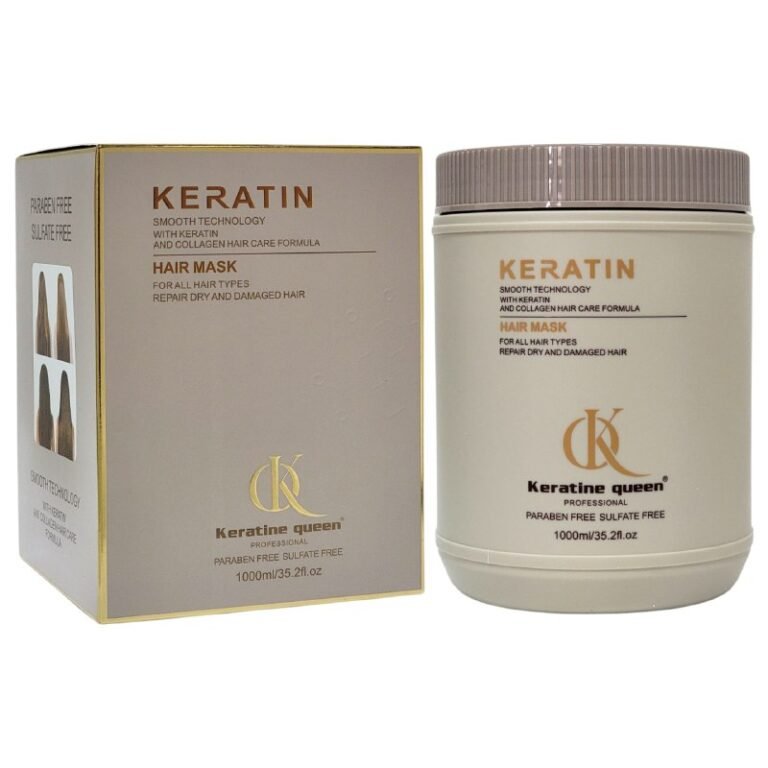 `MASCARA PARA EL CABELLO CON KERATINA Y COLAGENO SUAVIZANTE 1000ML, QUE MEJORA EL CUERO CABELLUDO Y PROMUEVE EL CRECIMIENTO DEL PELO, REDUCE LA CAIDA, DEJANDO EL PELO SUAVE Y...