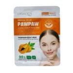 MASCARILLA FACIAL HIDRATANTE DE VITAMINA C Y PAPAYA 25G, ABSORBE PROFUNDAMENTE LA PIEL, SUAVIZA, ILUMINA Y MEJORA LA TEXTURA DE LA PIEL DEJANDOLA SUAVE Y ELASTICA BIOAQUA