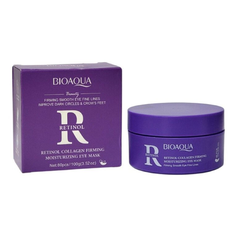 MASCARILLA FACIAL PARA OJOS DE RETINOL CON COLAGENO, TEXTURA DE GEL SOLUBLE EN AGUA, DANDO HIDRATACION Y NUTRICION INTENSIVAS, SUAVIZA LAS LINEAS SECAS Y FINAS BIOAQUA 100G