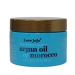 MASCARILLA PARA EL CABELLO CON ACEITE DE ARGAN, APORTA RESISTENCIA A DAÑOS EXTERNOS COMO EL PLANCHADO Y TEÑIDO DEL CABELLO, DEJANDO EL CABELLO FUERTE. BRILLANTE Y SUAVE LOVE...