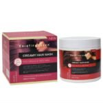 MASCARILLA PARA EL CABELLO DE KERATINA, DISEÑADA PARA HIDRATAR Y SUAVIZAR EL CABELLO FRAGIL Y SECO, NUTRE PROFUNDAMENTE DEJANDOLO SUAVE Y CON BRILLO KERATINE QUEEN 800ML