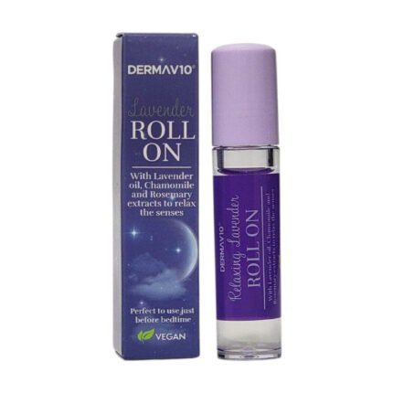 ACEITE FACIAL ROLL ON DE LAVANDA RELAJANTE QUE RELAJAN LOS SENTIDOS PARA DORMIR RICO DERMAV10 10ML
