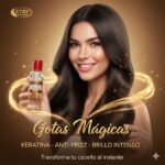 ACEITE PARA EL CABELLO GOTAS MAGICAS DE KERATINA ANTIFRIZZ, PROTECTOR TERMICO Y BRILLO INTENSO STAR BEAUTIFUL 60ML