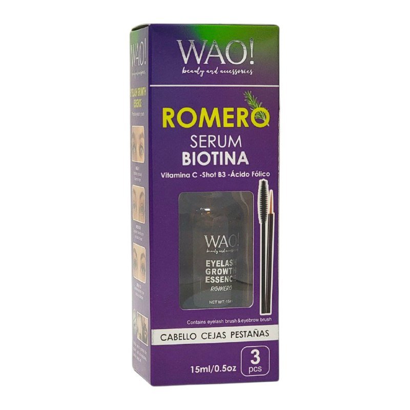 ACEITE SUERO PARA EL CABELLO, CEJAS Y PESTAÑAS CON BIOTINA, VITAMINAS WAO ACEITE SUERO PARA EL CABELLO, CEJAS Y PESTAÑAS CON BIOTINA, VITAMINAS WAO