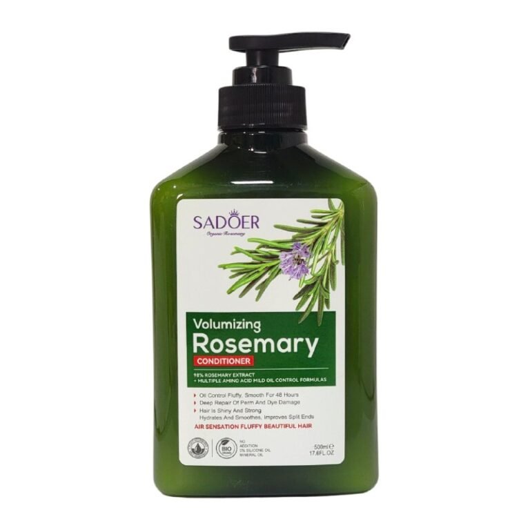 ACONDICIONADOR PARA EL CABELLO VOLUMIZADOR DE ROMERO SUAVIZANTE SADOER 500ML