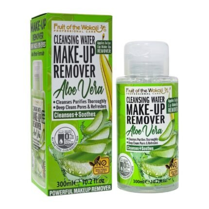 AGUA MICELAR DESMQUILLANTE DE ALOE VERA, LIMPIA Y PURIFICA LA PIEL FRUIT OF THE WOKALI 300ML