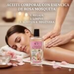 CREMA ACEITE CORPORAL CON ESENCIA DE ROSA MOSQUETA PARA MASAJES STAR BEAUTIFUL 200ML