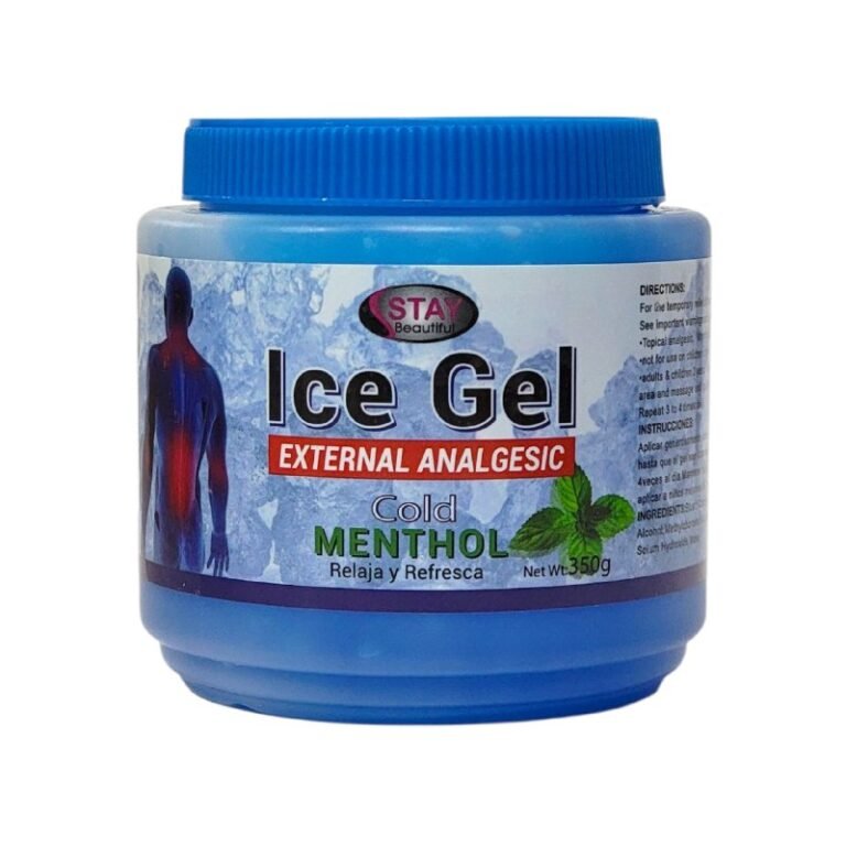 CREMA CORPORAL GEL ANALGESICO EXTERNO, MENTOL FRIO RELAJANTE Y REFRESCANTE PARA DOLORES MUSCULARES STAY ICE