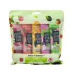 CREMA CORPORAL PARA MANOS EN SET DE 5 PIEZAS HIDRATANTE HUMECTANTE MISS VANESA 30G