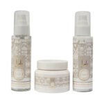 CREMA FACIAL EN SET DE CUIDADO FACIAL, HIDRATACION TRIPLE EN UNO FLOR DEL DESIERTO ANTIARRUGAS Y BLANQUEADOR, TONICO 100ML, LECHE ESENCIAL 100ML, CREMA FACIAL 50G HGZRLY DUPE DE...
